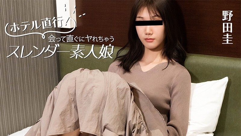 HEYZO-3824 野田圭 [Noda Kei] 直接去饭店！身材苗条的业余女孩，见面就能发​​生性关系 – 无码成人视频 HEYZO
